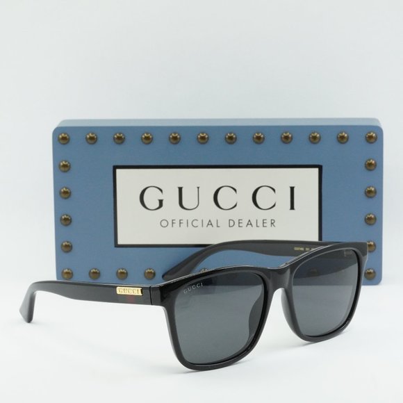 FINAL PRICE NEW GUCCI GG0746S 001 BLACK GREY UNISEX SUNGLASSES - Picture 10 of 11